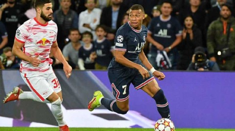 姆巴佩火力全开一人主导巴黎半数以上进球