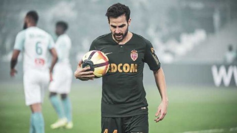 法布雷加斯摩纳哥首秀 战平马赛显中场大师风范