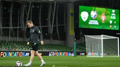 绿色军团蓄势待发：爱尔兰国家队世预赛前最后一练