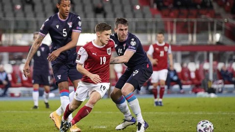 维也纳雨夜的大逆转：奥地利队用半场狂飙击退法罗群岛