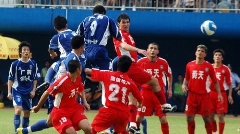 中甲第12轮  广州队客场41大胜丹东腾跃 青年军连场爆发斩获赛季首两连胜