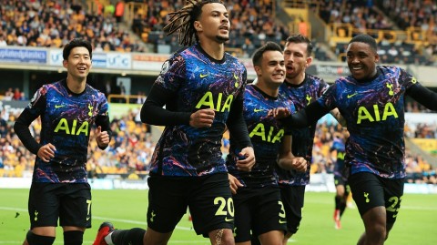 英超狼队零比一不敌热刺 阿里点射制胜凯恩替补迎赛季首秀