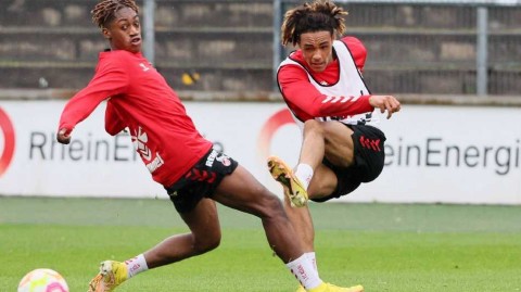 科隆队备战德甲焦点战 训练场上演激情与汗水