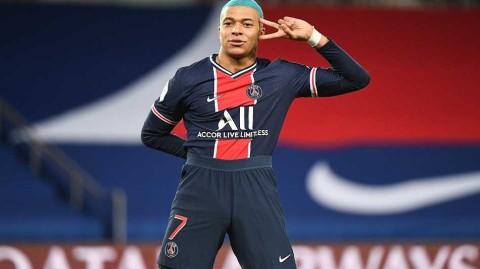 姆巴佩造点基恩破门，巴黎王子公园雨夜完胜洛里昂