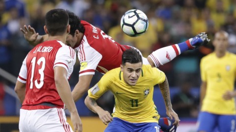 奥塔门迪闪击梅西双中柱，阿根廷1-0巴拉圭豪取世预赛三连胜