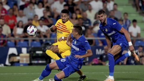 西甲新赛季揭幕战激战赫塔费主场顽强逼平巴塞罗那