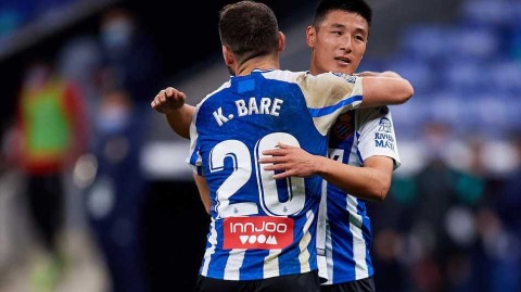 武磊替补登场，西班牙人拿下榜首大战完美收官2020