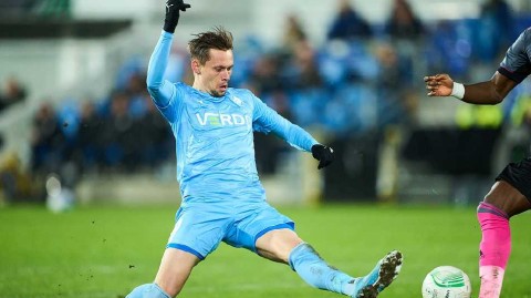 欧协联次回合蓝狐客场奏凯 麦迪逊世界波闪耀丹麦