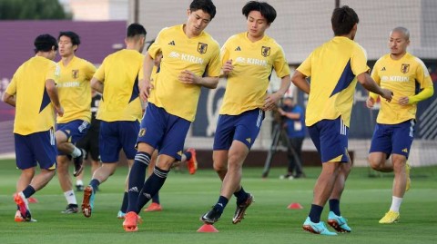 日本队世界杯决战前最后训练现场直击