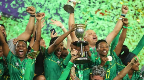 荣耀绽放摩洛哥 南非女足首夺非洲杯桂冠