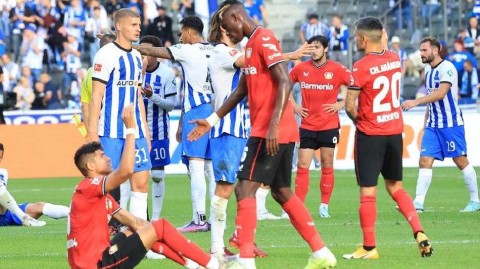 柏林赫塔与勒沃库森激战奥林匹克球场，荡气回肠的平局