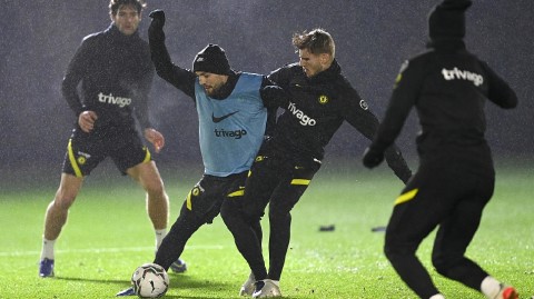 蓝军秣马厉兵 温布利决战前夜