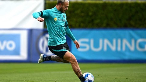 意甲争冠关键战前国际米兰训练纪实