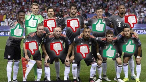 欧洲豪门五年沉浮录：从首发十一人到时光留下的身影