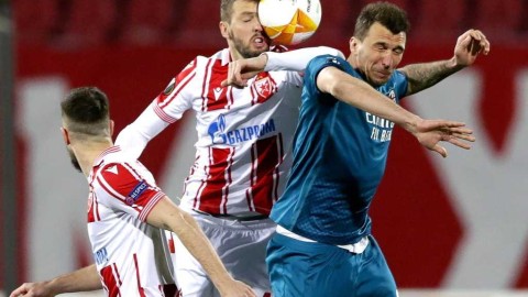 欧联杯激战：贝尔格莱德红星补时绝平AC米兰，二比二上演进球盛宴