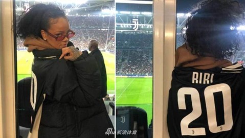 蕾哈娜都灵追星记：只为目睹“小魔仙”迪巴拉风采