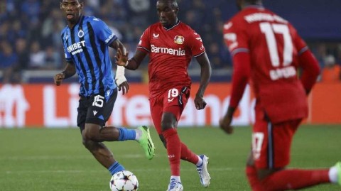 欧冠赛场的冷雨夜 布鲁日击碎勒沃库森征途