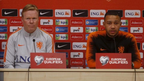 荷兰队欧洲杯预选赛前，科曼与德佩在塔林展望决战爱沙尼亚