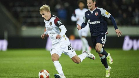 北欧海盗与巴尔干火枪的激情碰撞：中日德兰主场1比1战平贝尔格莱德红星