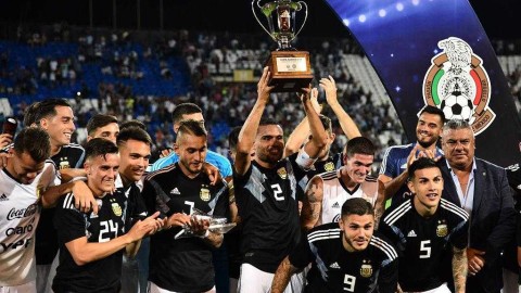 伊卡尔迪与迪巴拉齐破门 阿根廷热身赛两球胜墨西哥