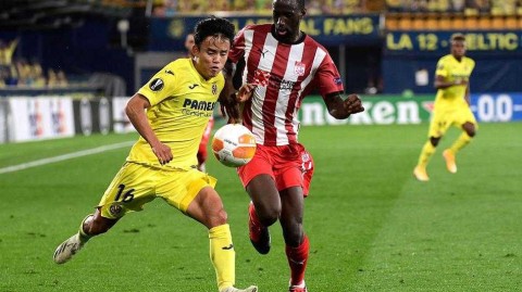 欧联杯疯狂一夜：黄色潜水艇火力全开，久保建英闪耀陶瓷球场