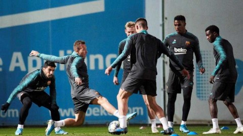 欧冠生死战前，巴塞罗那上演最后疯狂备战