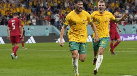 袋鼠军团力克北欧劲旅 历史性闯入世界杯十六强