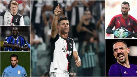 意甲薪海谁称王：C罗巨舰领航，尤文众星闪耀前十