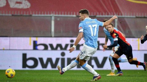 热那亚顽强战平拉齐奥，狮鹫主场力擒蓝鹰