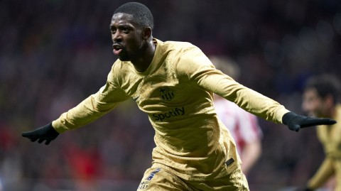 西甲巅峰对决：红白坚盾难阻蓝红利刃，登贝莱一剑封喉定江山