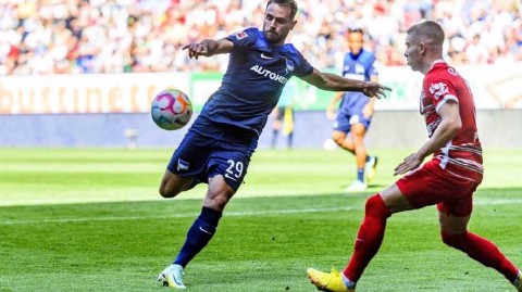 德甲激战：柏林赫塔客场力擒奥格斯堡，豪取关键三分