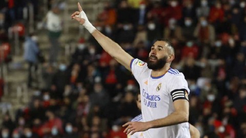 本泽马西甲进球破二百大关跻身历史射手榜前列