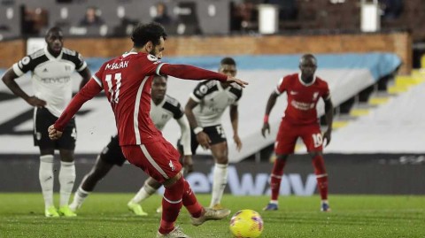 利物浦客平富勒姆陷客场怪圈 萨拉赫点射难破升班马铁桶阵