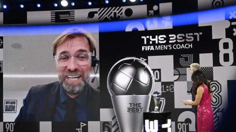 克洛普击败弗里克蝉联年度最佳教练 利物浦功勋再造红军辉煌