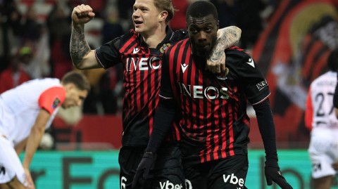 蓝色海岸的进球盛宴 尼斯主场六球横扫蒙彼利埃