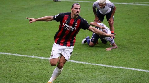 神塔降世！伊布王者归来梅开二度，AC米兰新赛季意甲完美启航