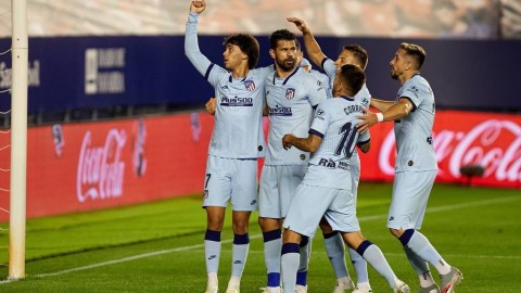 菲利克斯双响略伦特替补造三球 马竞五球大破奥萨苏纳