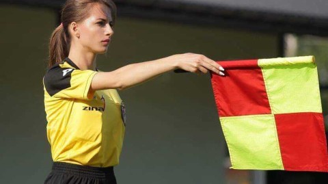 绿茵场上的艺术倩影：裁判比雅娜·施泰因豪斯的双重魅力