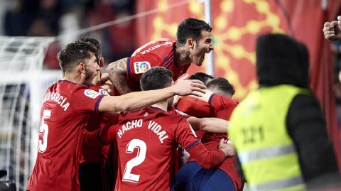 西甲赛场红白军团主场奏捷 奥萨苏纳力克加的斯全取三分