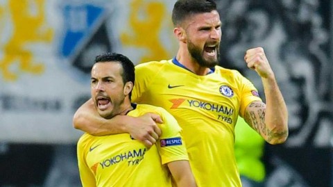 欧联杯半决赛：法兰克福顽强抵抗，切尔西凭佩德罗客场绝平