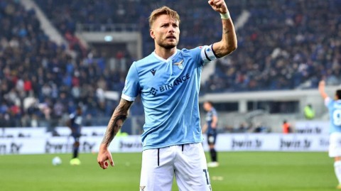 蓝鹰双星闪耀：因莫比莱加冕拉齐奥射手王，追平传奇皮奥拉不朽纪录