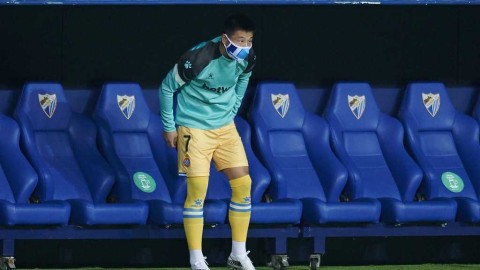 武磊休战二十三天后伤愈复出 西班牙人客场三球完胜马拉加