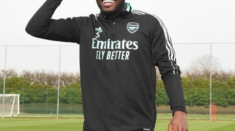 枪手战前厉兵秣马 静待强敌利物浦