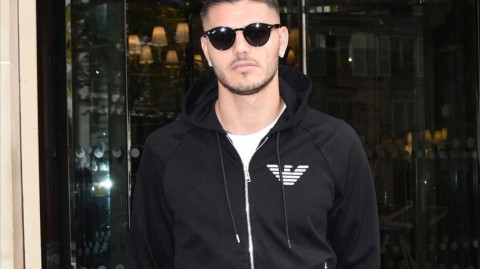 伊卡尔迪巴黎街头上演黑色时尚秀 从禁区铁皮人到时尚宠儿的华丽转身