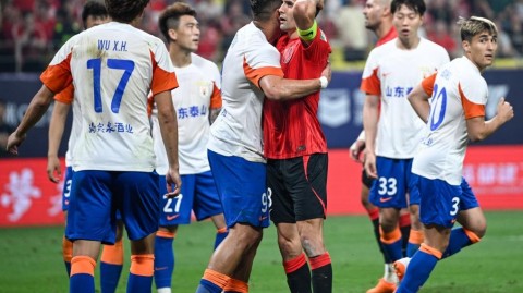 中超-基莱斯世界波陈泽仕建功 泰山2-1逆转津门虎