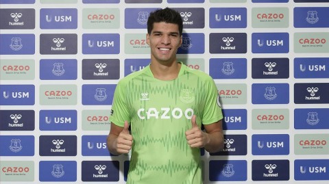 葡萄牙新门神登陆英超：若奥·维吉尼亚加盟埃弗顿的瞬间