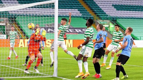 欧冠资格赛空场大捷凯尔特人六球横扫雷克雅未克