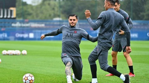剑指伊蒂哈德：巴黎圣日耳曼赛前最后一练，梅西领衔三叉戟蓄势待发