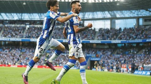 皇家社会主场力擒比利亚雷亚尔 门德斯一箭定江山