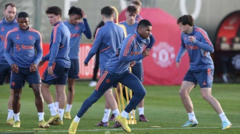 红魔厉兵秣马 联赛杯前训练备战展决心